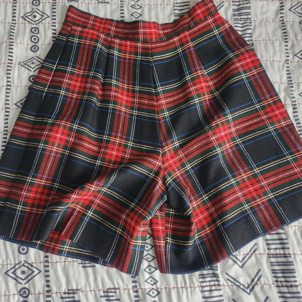 Vintage Michelle New York Plaid Holiday Print 10